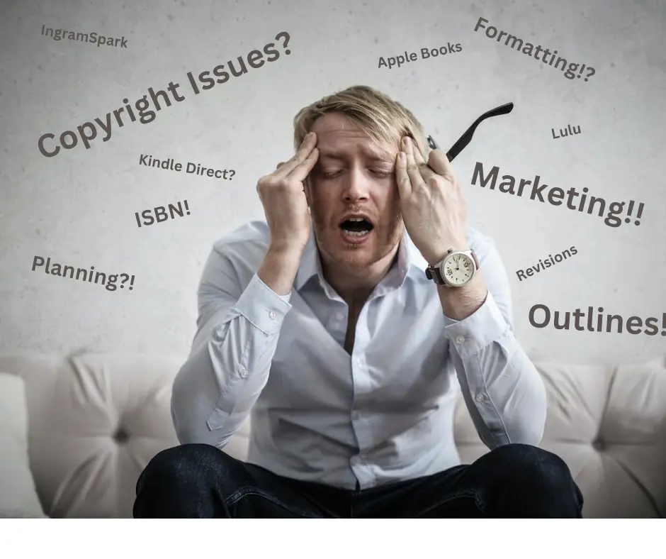 Author Overwhelmed with first time publishing